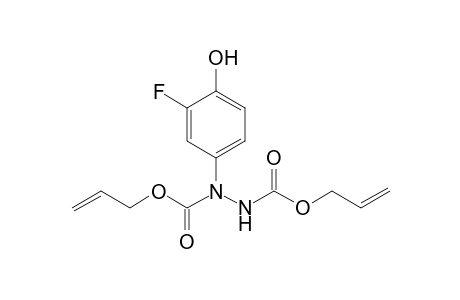 Allyl N-(allyloxycarbonylamino)-N-(3-fluoro-4-hydroxy-phenyl)carbamate