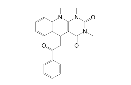 1,5-Dihydro-1,3,10-trimethyl-5-phenacyl-pyrimido[4,5-b]quinolin-2,4(3H,10H)-dione