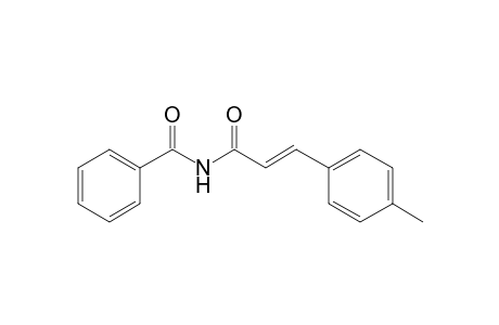 N-[(E)-3-(4-methylphenyl)-1-oxoprop-2-enyl]benzamide