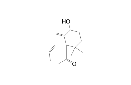 (Z)-3-hydroxy-6,6-dimethyl-2-methylidene-1-(1'-propenyl)cyclohexyl methyl ketone
