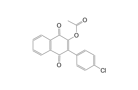 3-(4-Chlorophenyl)-1,4-dioxo-1,4-dihydro-2-naphthalenyl acetate