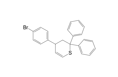 4-(p-Bromophenyl)-2,2-diphenyl-3,4-dihydro-2H-thiopyran