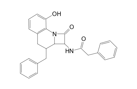 (1-hydroxy-benzo)[2,3-b](1-aza-5-(phenylmethyl)-7-(benzylcarbonylamino)-bicyclo[4.2.0]octa-8-one)