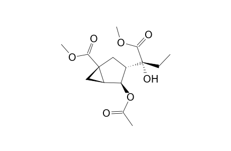 (1R,3S,4S,5S,1'R)-4-Acetoxy-3-(1'-ethyl-1'-hydroxy-1'-methoxycarbonyl)-1-methoxycarbonylbicyclo[3.1.0]hexane