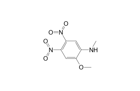 Benzenamine, 2-methoxy-N-methyl-4,5-dinitro-