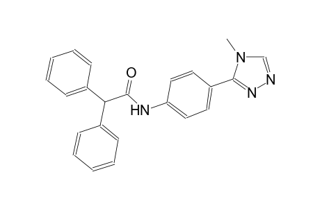 N-[4-(4-methyl-4H-1,2,4-triazol-3-yl)phenyl]-2,2-diphenylacetamide