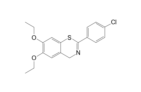 2-(4-CHLOROPHENYL)-2,3-DIETHOXY-4H-1,3-BENZO-THIAZINE