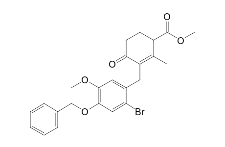 3-(2-Bromo-4-benzyloxy-5-methoxybenzyl)-2-methyl-4-oxocyclohex-2-enecarboxylic acid methyl ester