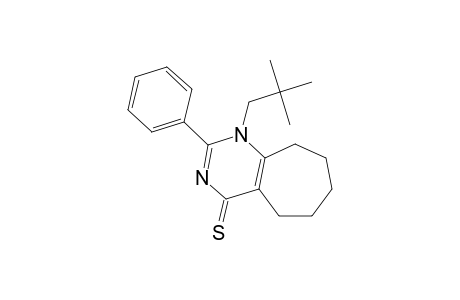 4H-Cyclohepta[d]pyrimidine-4-thione, 1-(2,2-dimethylpropyl)-1,5,6,7,8,9-hexahydro-2-phenyl-
