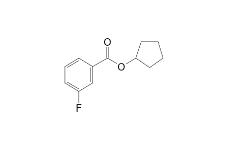 3-Fluorobenzoic acid, cyclopentyl ester