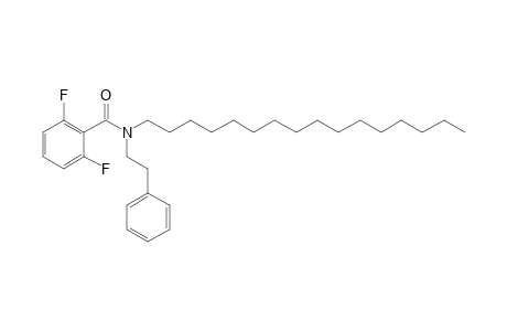 2,6-Difluorobenzamide, N-(2-phenylethyl)-N-hexadecyl-