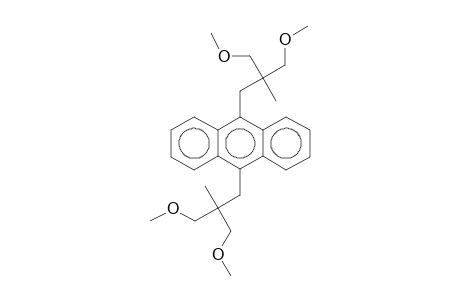 Anthracene, 9,10-bis[2,2-bis(methoxymethyl)propyl]-