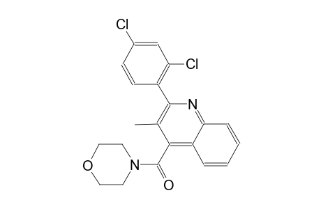 2-(2,4-dichlorophenyl)-3-methyl-4-(4-morpholinylcarbonyl)quinoline