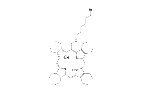 21H,23H-Porphine, 5-[[(6-bromohexyl)oxy]methyl]-2,3,7,8,12,13,17,18-octaethyl-