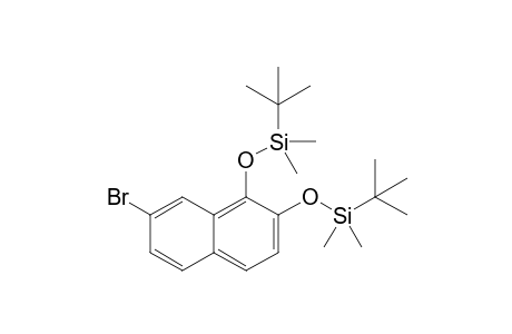 1,2-Bis(tert-butyldimethylsiloxy)-7-bromonaphthalene