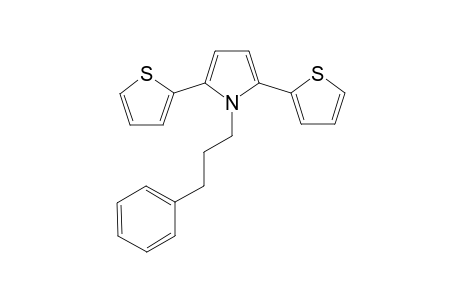 1-(3-Phenylpropyl)-2,5-di(thiophen-2-yl)-1H-pyrrole
