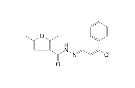 N'-[(E,2E)-3-chloro-3-phenyl-2-propenylidene]-2,5-dimethyl-3-furohydrazide