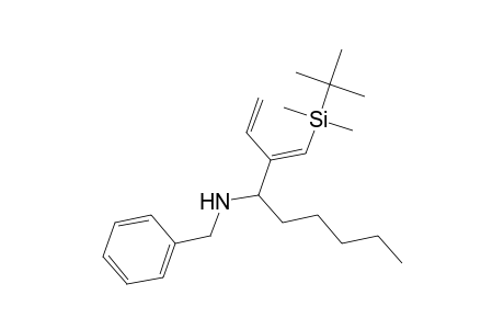 (E)-N-Benzyl-3-[(tert-butyldimethylsilyl)methylene]non-1-en-4-amine