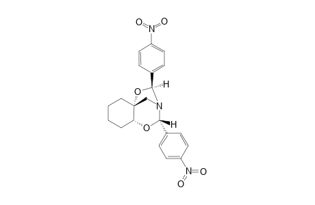 cis-8,10-Bis(4-nitrophenyl)-7,11-dioxa-9-azatricyclo[7.2.1.0(1,6)]dodecane