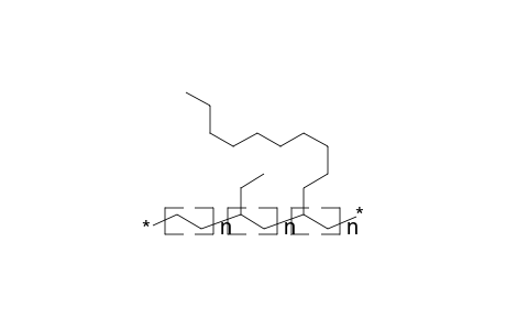 Poly(ethylene-co-ethylethylene-co-decylethylene)