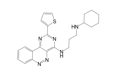 N-Cyclohexyl-N'-[2-(2-thienyl)pyrimido[5,4-c]cinnolin-4-yl]-propane-1,3-diamine