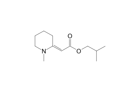 (E)-Isobutyl 2-(1-methylpiperidin-2-ylidene)acetate