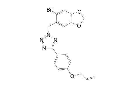 2-[(6-bromo-2H-1,3-benzodioxol-5-yl)methyl]-5-[4-(prop-2-en-1-yloxy)phenyl]-2H-1,2,3,4-tetrazole