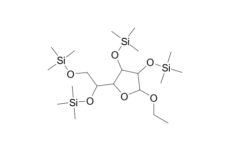 .beta.-D-Galactofuranoside, ethyl 2,3,5,6-tetrakis-O-(trimethylsilyl)-