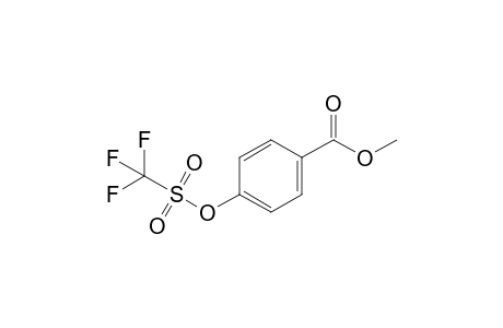 4-(trifluoromethylsulfonyloxy)benzoic acid methyl ester