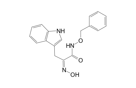 1H-Indole-3-propanamide, .alpha.-(hydroxyimino)-N-(phenylmethoxy)-