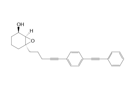 (1S*,2S*,6R*)-6-(5-(4-(Phenylethynyl)phenyl)pent-4-ynyl)-7-oxabicyclo[4.1.0]heptan-2-ol