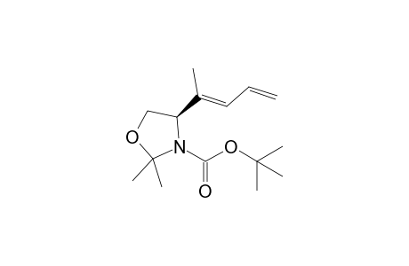 (4R)-2,2-Dimethyl-4-[(E)-1-methylbuta-1,3-dienyl]oxazolidine-3-carboxylic acid t-butyl ester