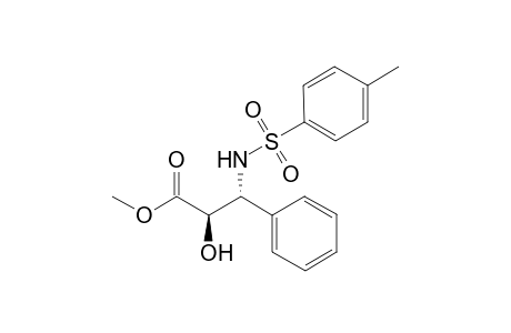 trans-Methyl 2-hydroxy-3-phenyl-3'-(N-tosylamino)propanoate