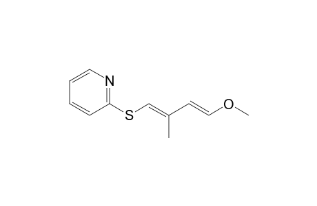 2-[(1E,3E)-4-methoxy-2-methyl-buta-1,3-dienyl]sulfanylpyridine