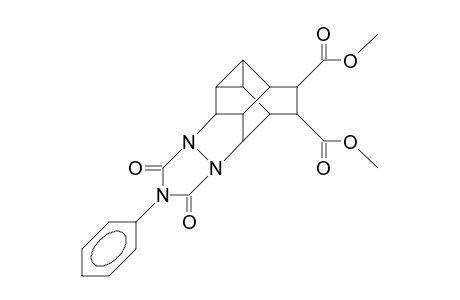 N-Phenyl-9,10-bis(methoxycarbonyl)-2,3-diaza-pentacyclo(6.4.0.0/4,12/.0/5,7/.0/6,11/)dodeca-2,3-dicarboximide