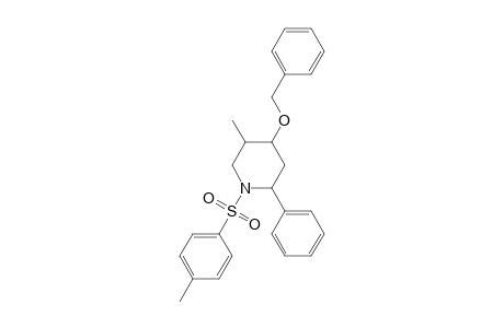 1-p-tosyl-2-phenyl-4-(benzyloxy)-5-methylpiperidine