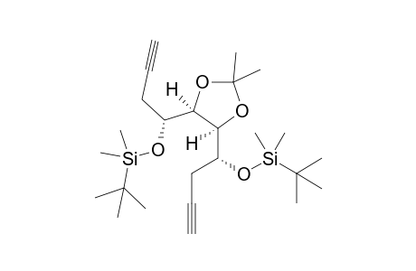 (4S,5R)-4,5-Bis-[(R)-1-(tert-butyl-dimethyl-silanyloxy)-but-3-ynyl]-2,2-dimethyl-[1,3]dioxolane
