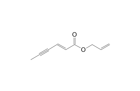 (E)-hex-2-en-4-ynoic acid allyl ester