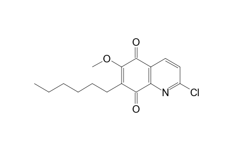 2-Chloro-6-methoxy-7-hexyl-5,8-quinolinedione