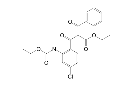 ETHYL-[(4-CHLORO-(2-ETHOXYCARBONYLAMINOPHENYL)-HYDROXYMETHYLIDENE]-BENZOYLACETATE;KETO-FORM
