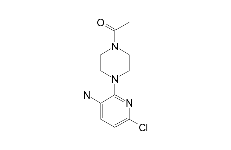 6-CHLORO-2-(4-ACETO-1-PIPERAZINYL)-3-AMINOPYRIDINE