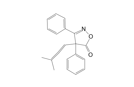 3,4-DIPHENYL-4-(3'-METHYL-BUT-1',2'-DIEN-1'-YL)-ISOXAZOLIN-5-ONE