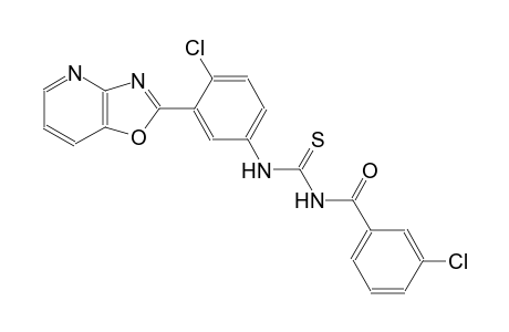 N-(3-chlorobenzoyl)-N'-(4-chloro-3-[1,3]oxazolo[4,5-b]pyridin-2-ylphenyl)thiourea