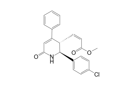 (Z)-methyl 3-[(2S*,3S*)-2-(4-chlorophenyl)-2,3-dihydro-6-oxo-4-phenylpyrid-3-yl]propenoate