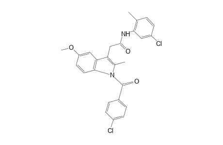 5'-CHLORO-1-(p-CHLOROBENZOYL)-5-METHOXY-2-METHYLINDOLE-3-ACETO-o-TOLUIDIDE
