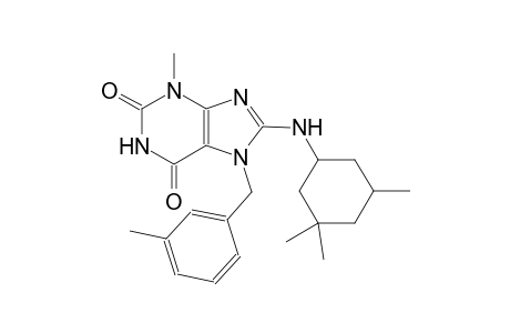 3-methyl-7-(3-methylbenzyl)-8-[(3,3,5-trimethylcyclohexyl)amino]-3,7-dihydro-1H-purine-2,6-dione