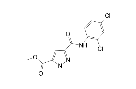 1H-Pyrazole-5-carboxylic acid, 3-[[(2,4-dichlorophenyl)amino]carbonyl]-1-methyl-, methyl ester