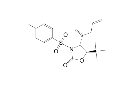 trans-N-p-Toluenesulfonyl-5-tert-butyl-4-(1-allylvinyl)-2-oxazolidinone