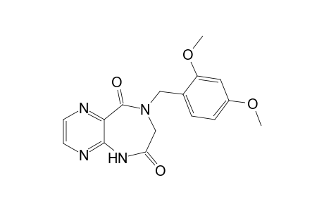 3,4-Dihydro-4-(2,4-dimethoxyphenylmethyl)pyrazino[2,3-e][1,4]diazepin-2,5(1H)-dione