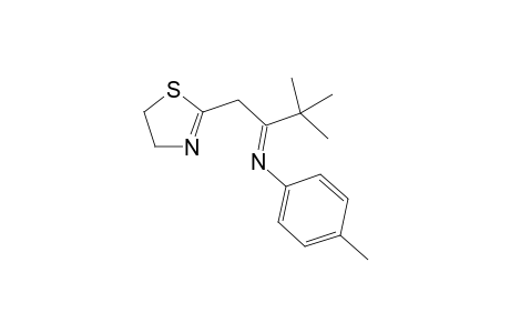 2-[(Z)-(3,3-Dimethyl-2-N-p-tolylimino)butyl]-2-thiazoline